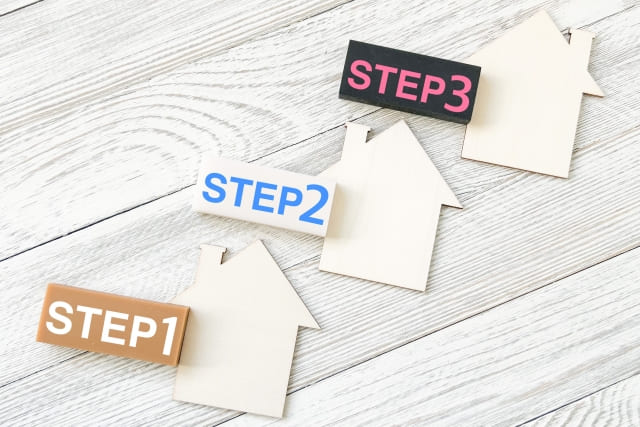 家とステップ3