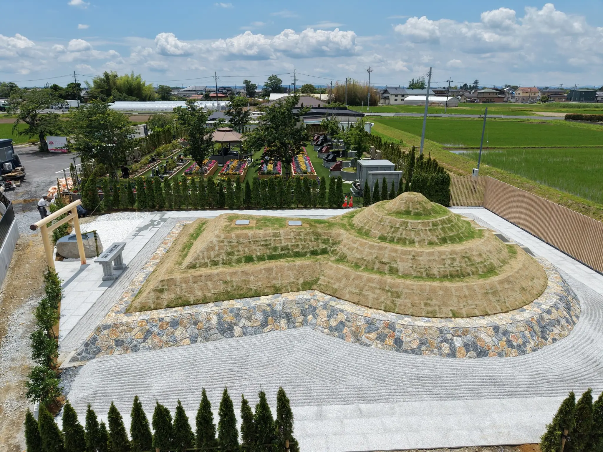 7月5日 販売開始】東北初「竹田式古墳墓」おおさきさくら花陵