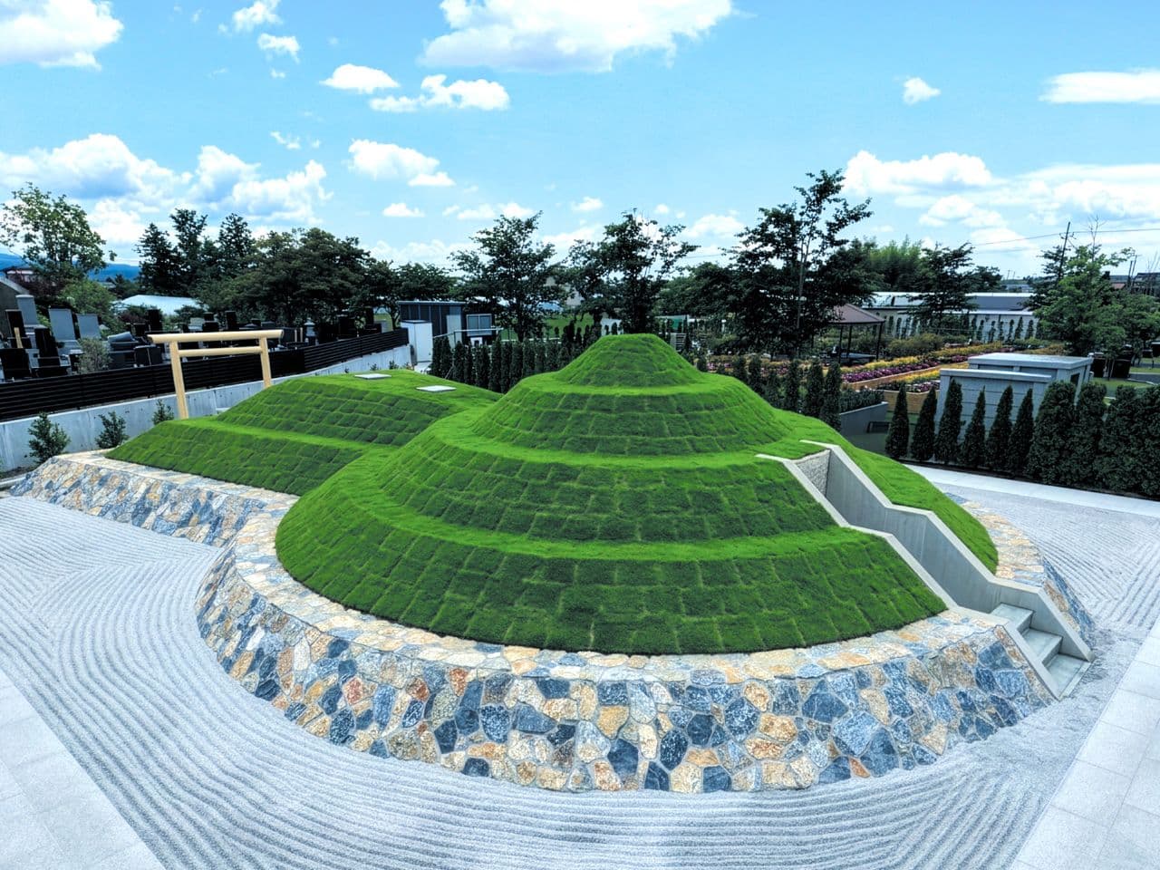 東北初「竹田式古墳墓」おおさきさくら花陵、墓じまいのご負担を軽減