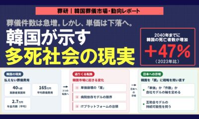 葬儀視点で見た韓国の高齢化｜日韓比較で読む「多死社会」の実相と業界の未来