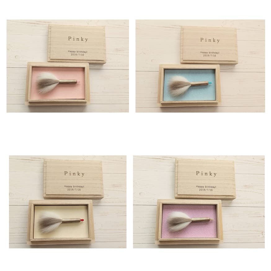 ペットの抜け毛で作る小さな筆