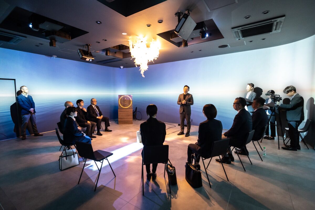 三和物産　入社式