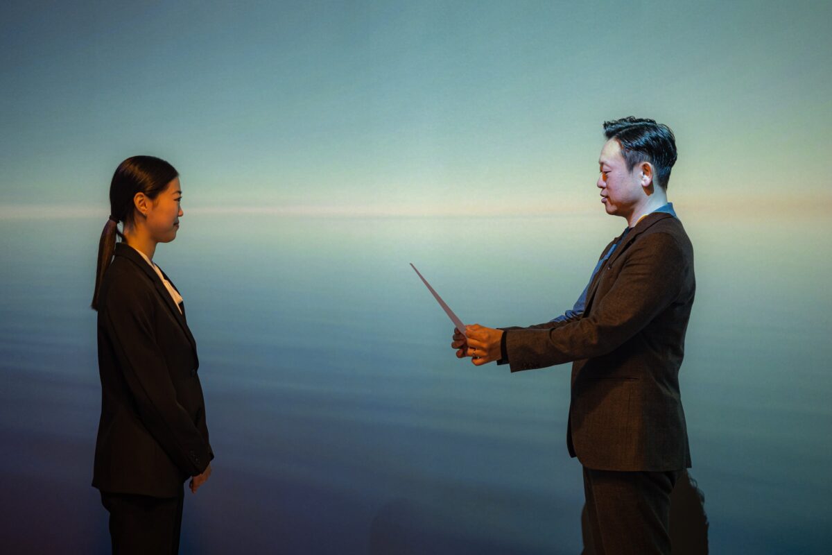 三和物産　入社式