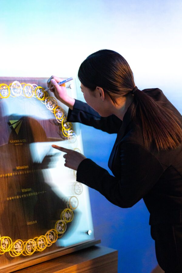 三和物産　入社式